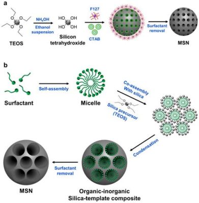 Mesoporous Silica: 촉매 활성과 약물 전달에 사용될 수 있는 놀라운 나노 소재!